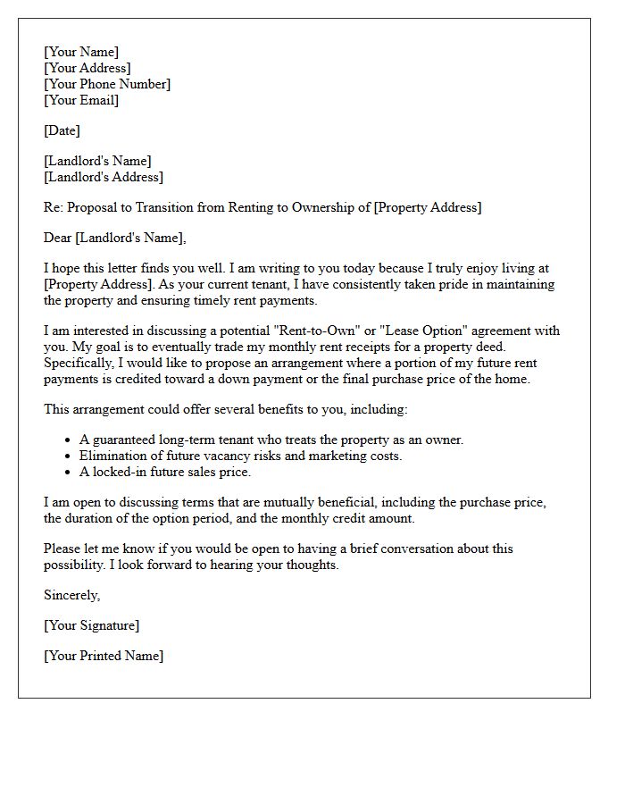 Trade Your Rent Receipt For A Property Deed Letter