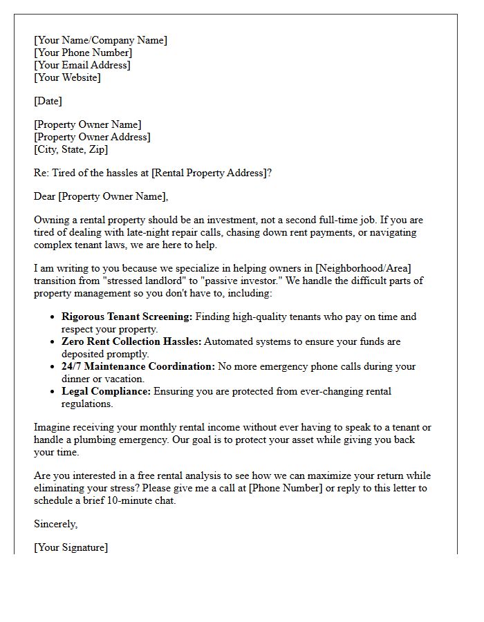 Avoid Tenant Hassles Conversion Letter