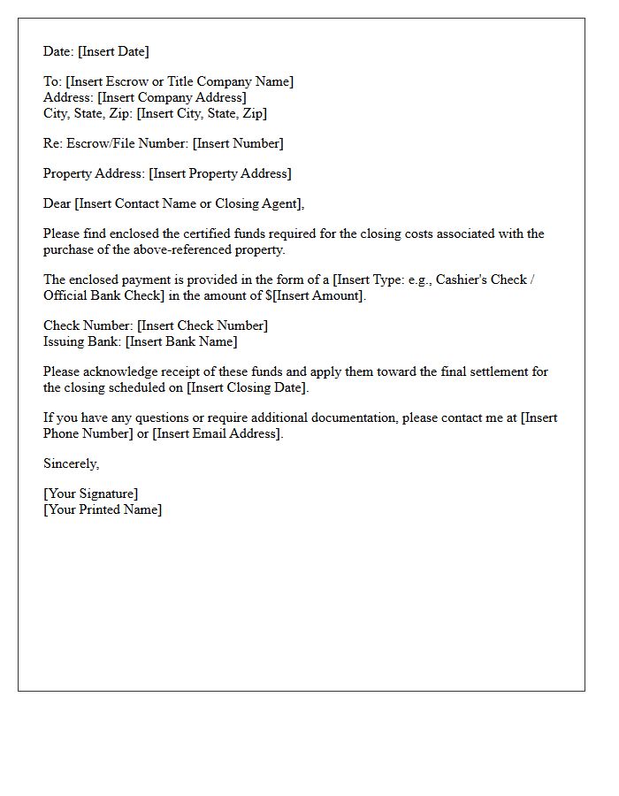 Certified Funds For Closing Costs