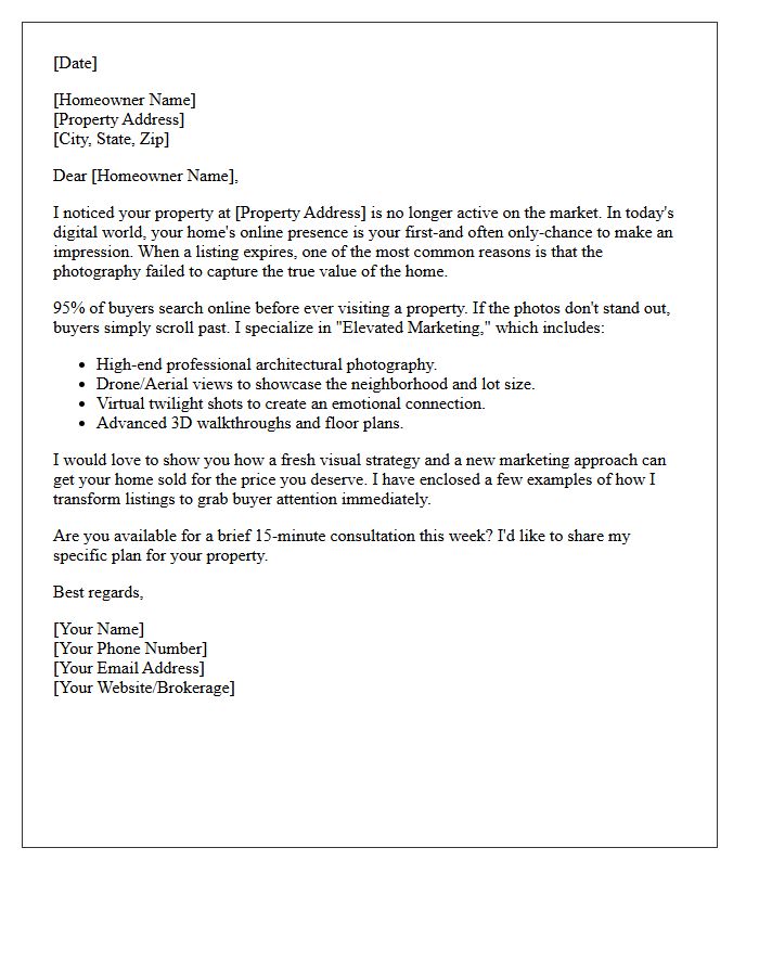 Elevate Your Listing Photography Expired Letter