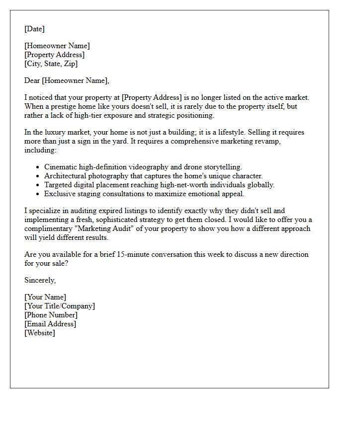 Prestige Property Marketing Revamp Expired Letter