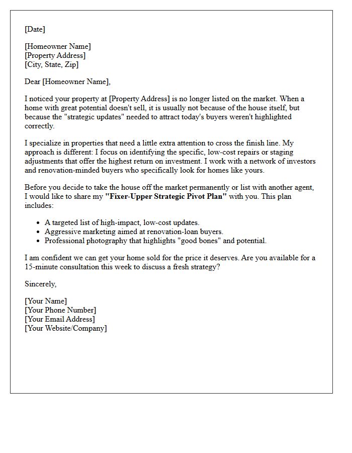 Strategic Updates For Fixer Upper Expired Letter