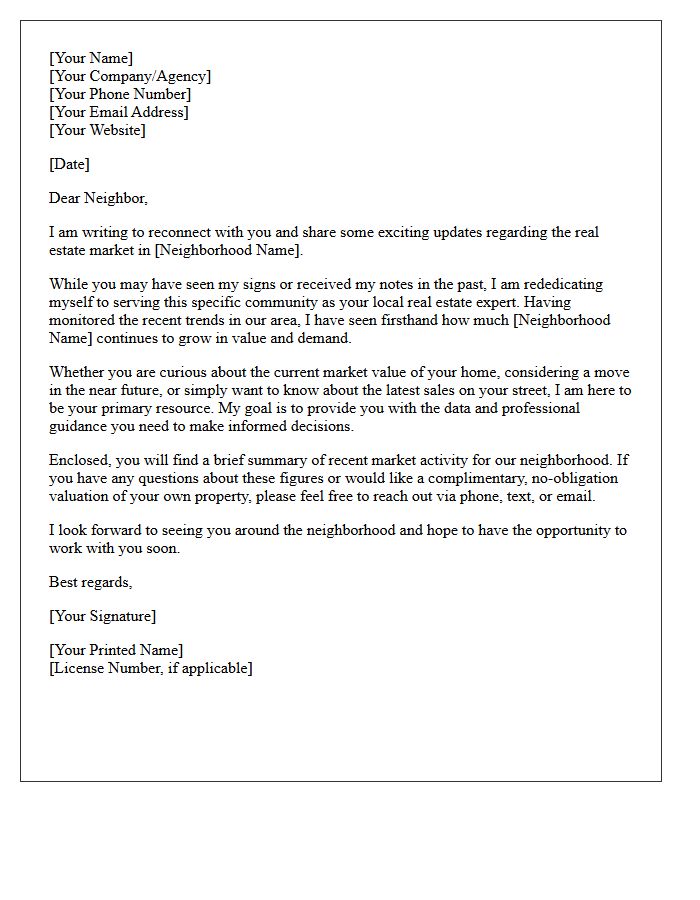 Geographic Farm Area Reintroduction Letter