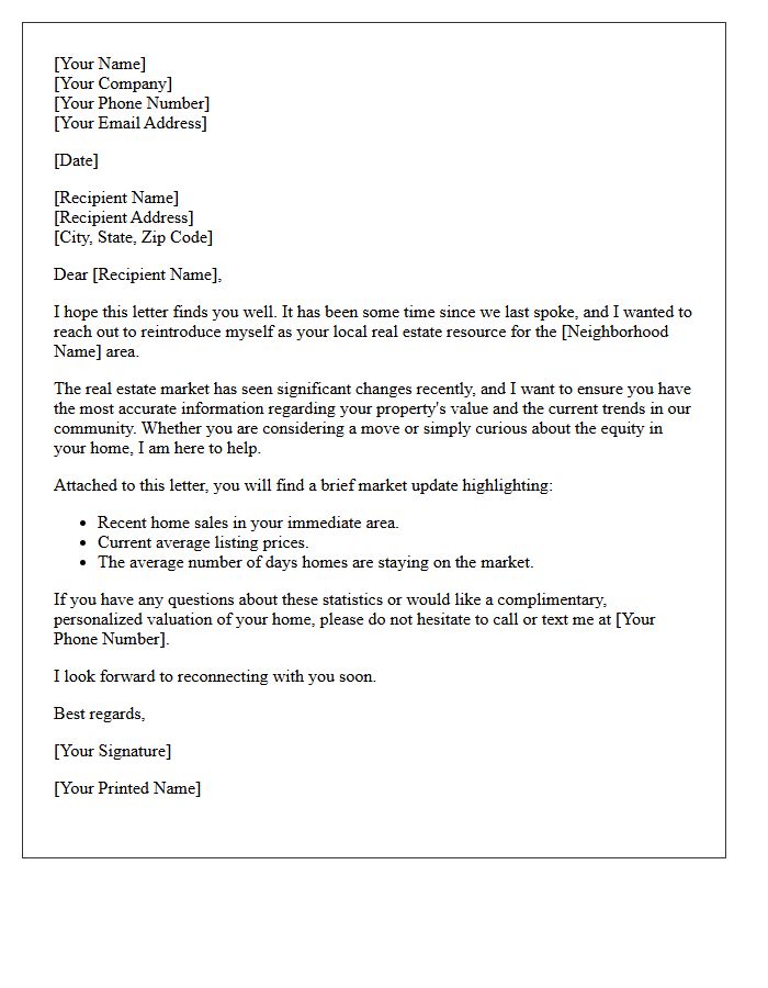 Local Market Update Reintroduction Letter