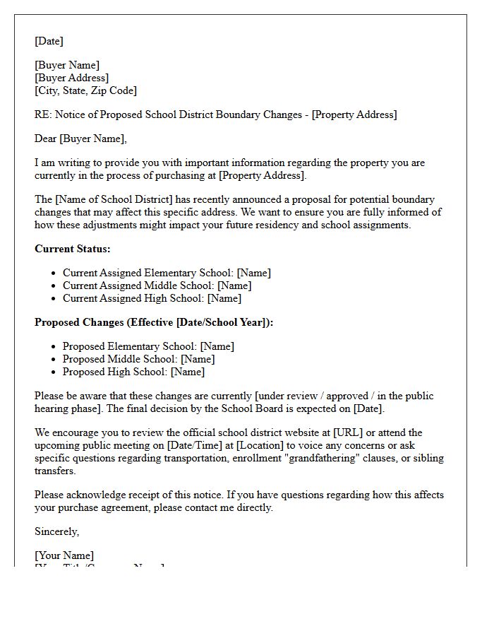 Active Buyer School District Boundary Change Impact Letter