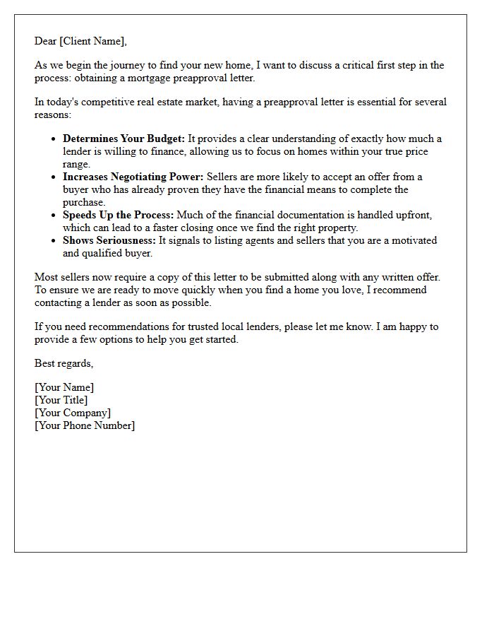 The Importance Of A Preapproval Letter For Your Home Search