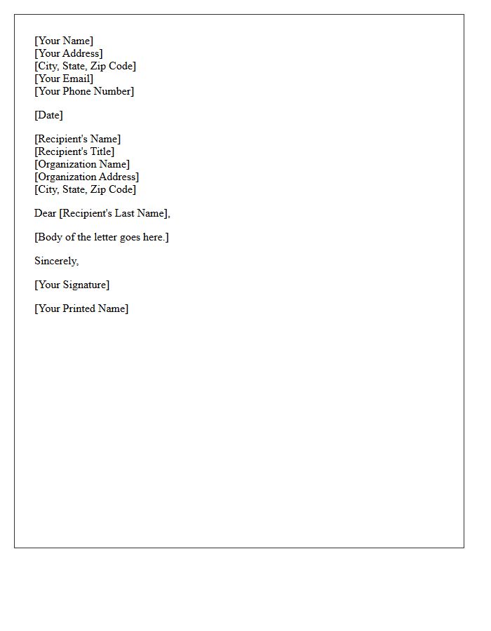 Formal Greeting and Salutation