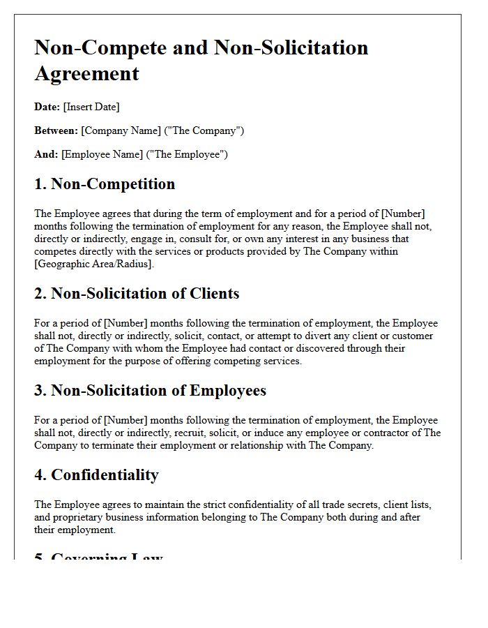 Non-Compete and Non-Solicitation Covenants