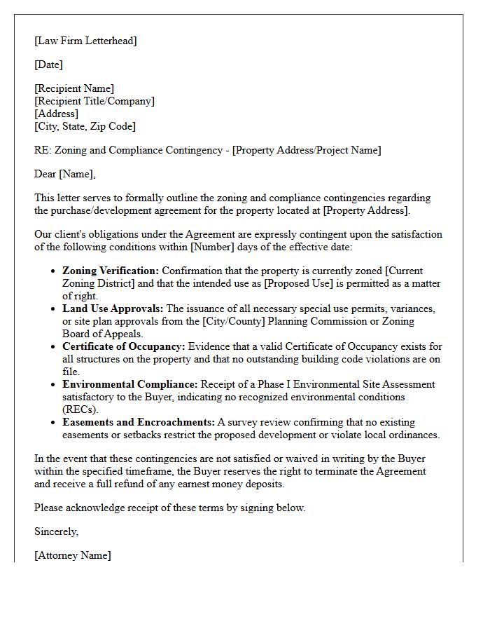 Law Firm Zoning And Compliance Contingencies