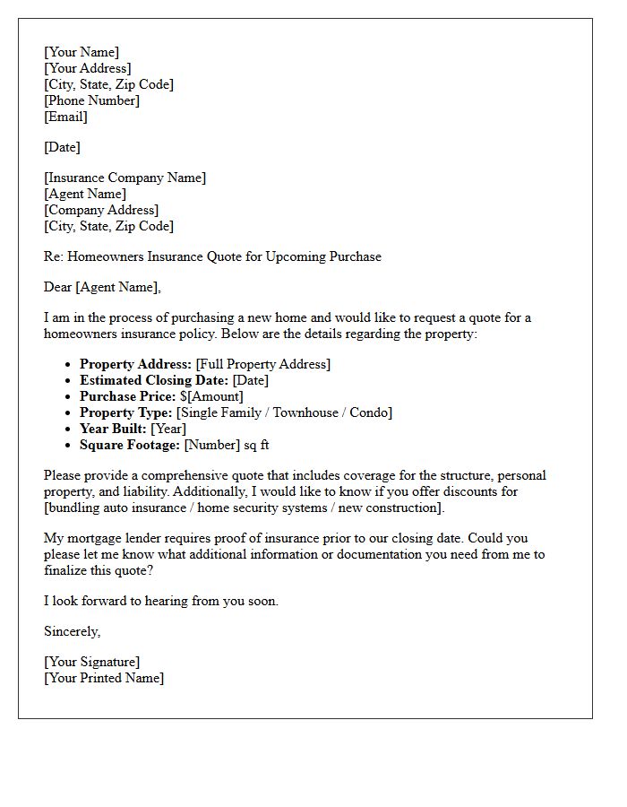 Preparing for Your Home Purchase Insurance Letter
