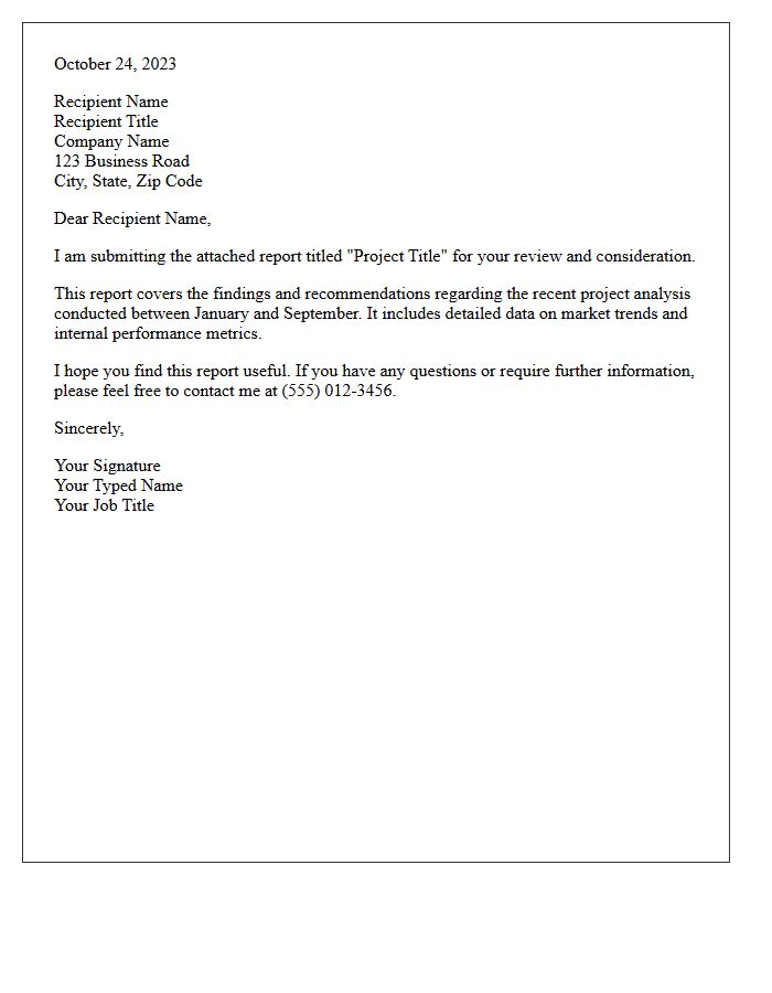 Date of the Transmittal Letter