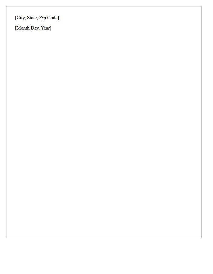 Formal Date of the Application Letter