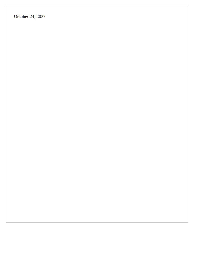 Current Date Formatted Formally For The Letter