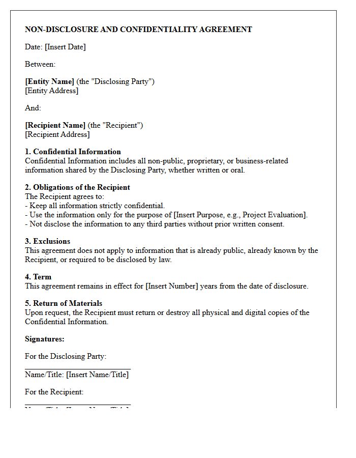 Protection Of Entity Confidential Information