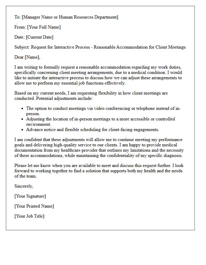 Interactive Process Request Letter for Flexible Client Meeting Arrangements